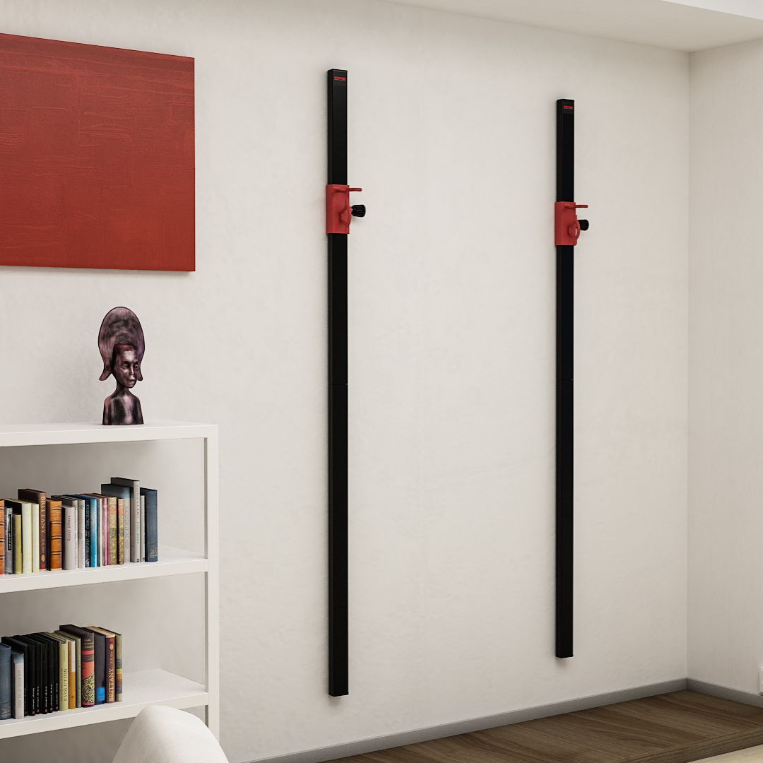 2 x RFS® Black Adjustable Wall Anchor - Bundle