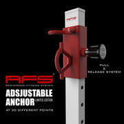 2 x RFS® White Adjustable Wall Anchor With 150lbs/68kg Bands - Bundle