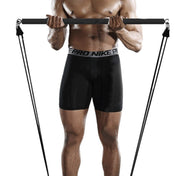 RFS® ADVANCED with 150 LBS / 68kg Bands, Bar and Triceps Rope + FREE Phone holder - ResistanceFitnessSystem